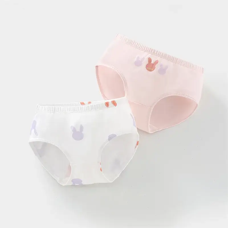 2-Pack Boneless Cotton Girls Boxers Medium Large - Image 2