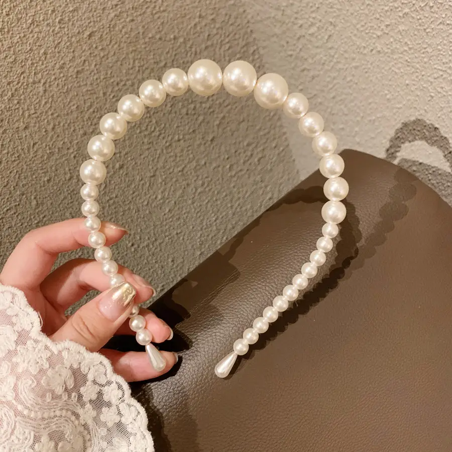 Women Satin Headband Red Korean Style Hair Accessory - Image 24