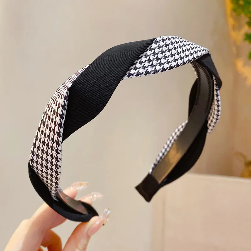 Women Satin Headband Red Korean Style Hair Accessory - Image 29