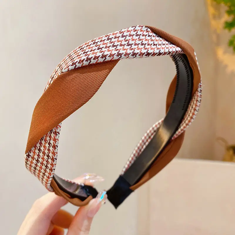 Women Satin Headband Red Korean Style Hair Accessory - Image 30