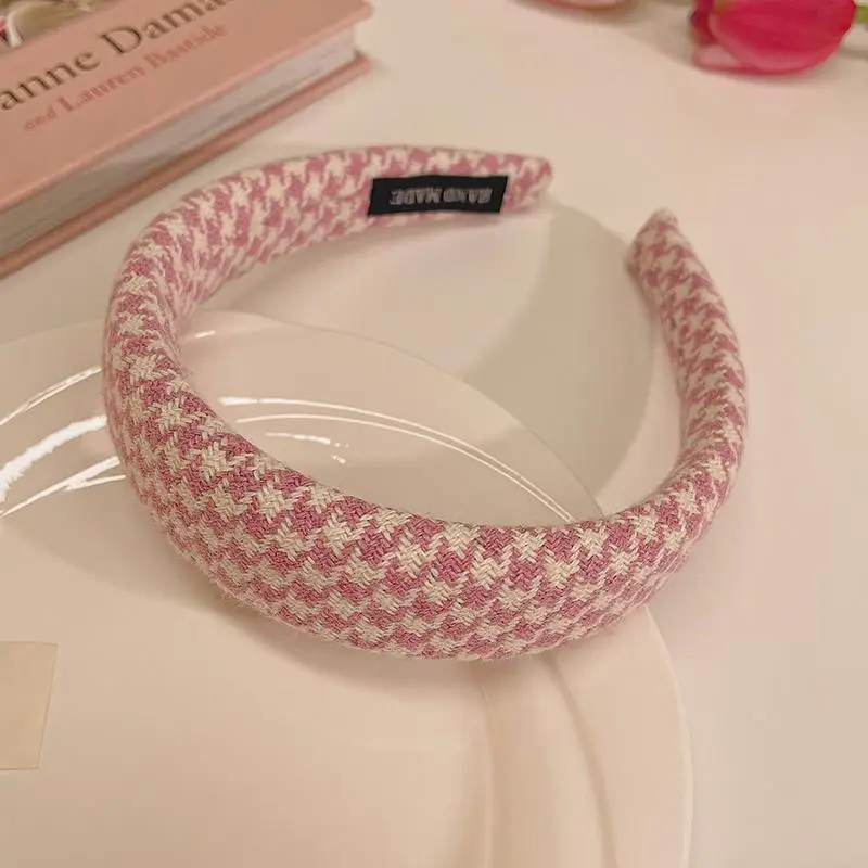 Women Satin Headband Red Korean Style Hair Accessory - Image 35