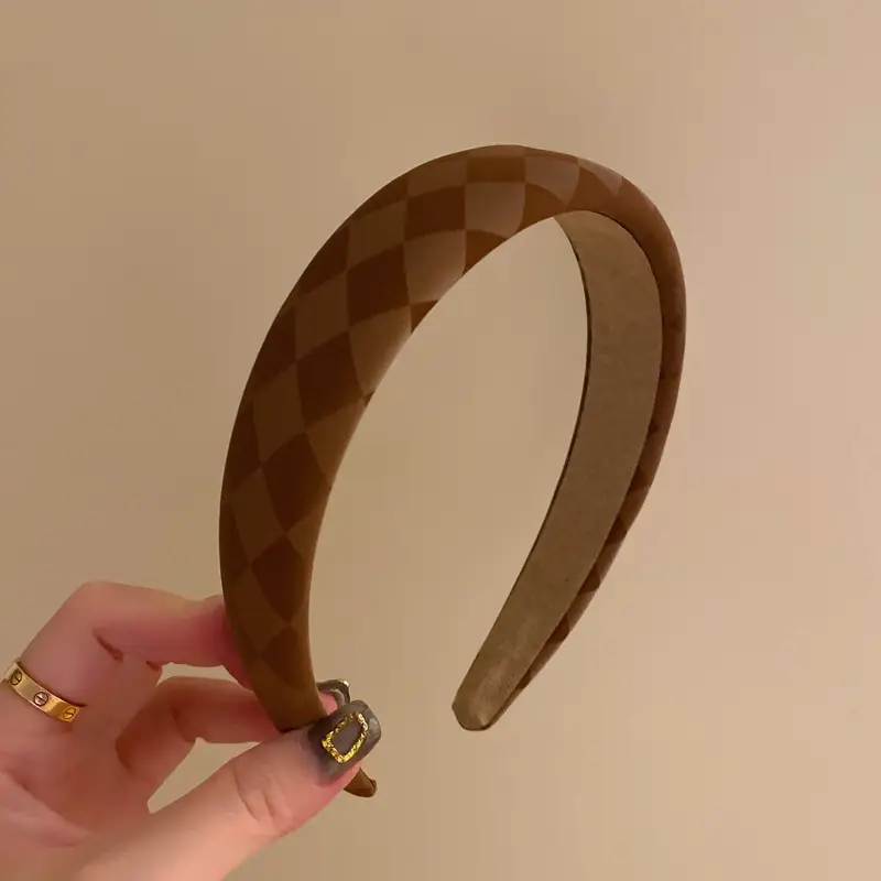 Women Satin Headband Red Korean Style Hair Accessory - Image 37