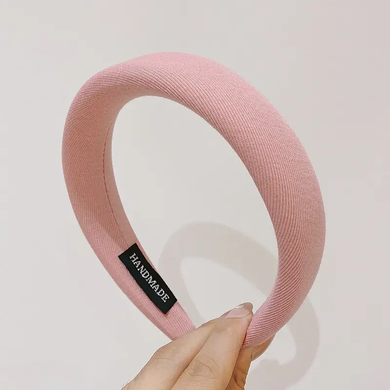 Women Satin Headband Red Korean Style Hair Accessory - Image 39