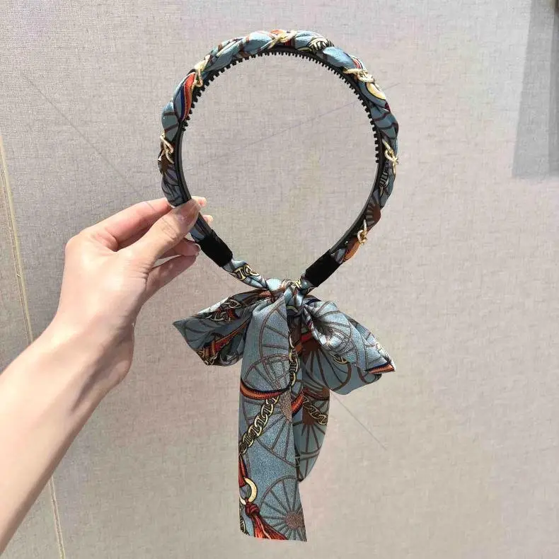 Women Satin Headband Red Korean Style Hair Accessory - Image 62