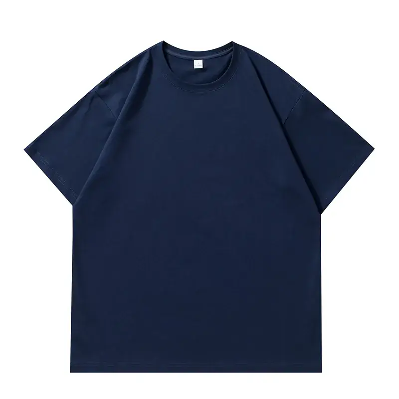 Men Black Cotton T-Shirt Summer Loose Fit - Image 4