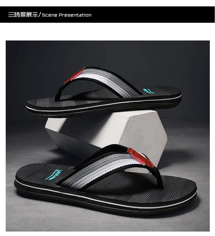 Men's 2023 Green Cross-border Flip-Flops — feature 15
