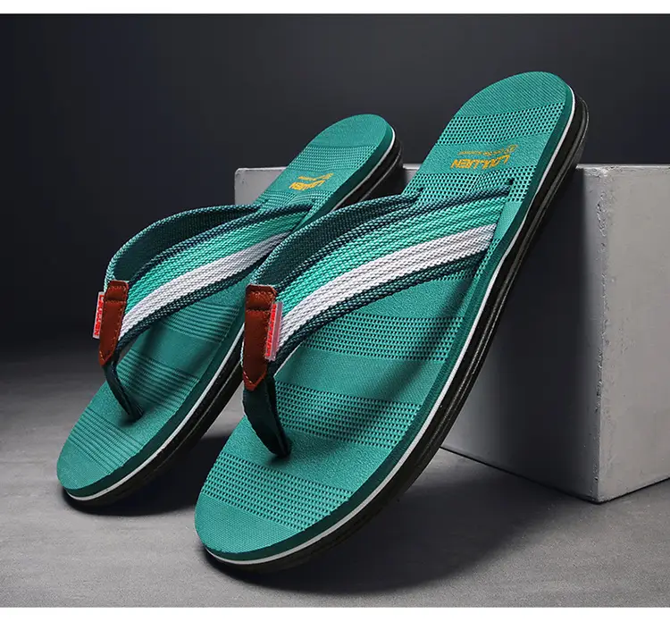 Men's 2023 Green Cross-border Flip-Flops — feature 18