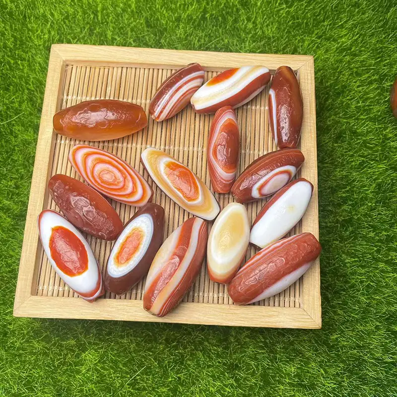 30mm Antique Red Meat Eye Beads Factory Wholesale - Image 4