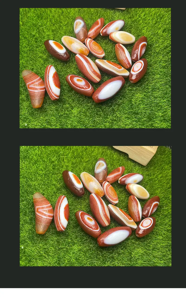 30mm Antique Red Meat Eye Beads Factory Wholesale — feature 8