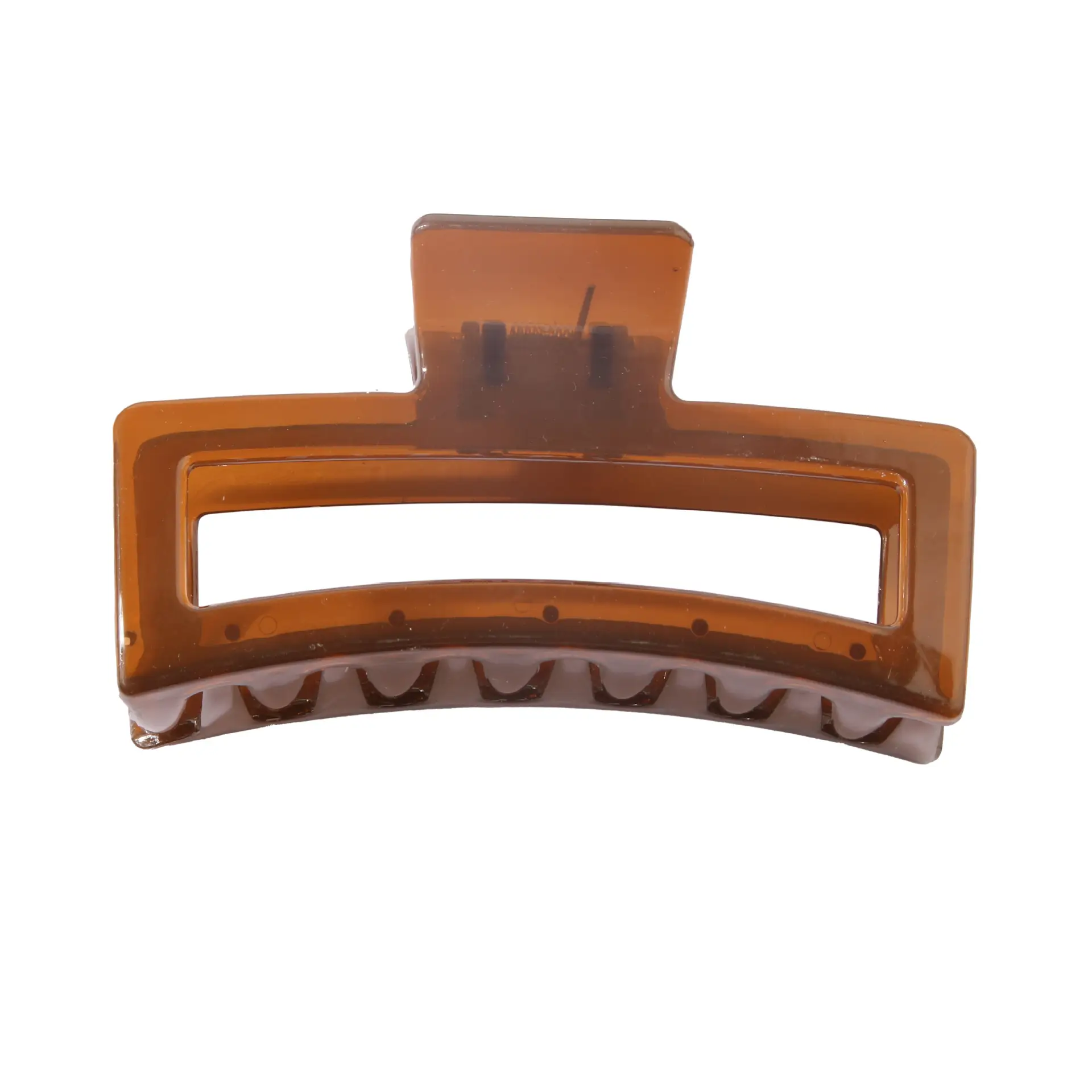 Oversized Geometric Claw Hair Claw Clip Orange 13cm - Image 14