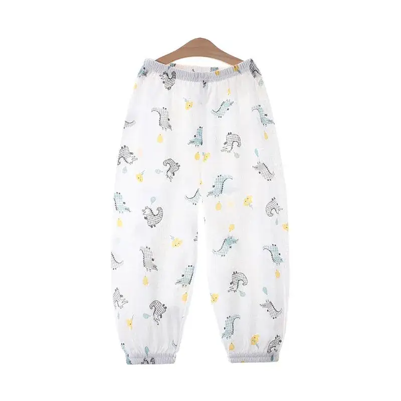 Korean Style Baby Mosquito Proof Cotton Pants for Boys Girls - Image 11