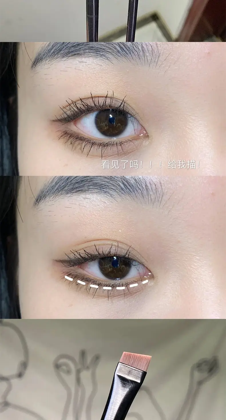 Wang Feifei Eyebrow Brush A101 A102 Oblique Head — feature 3