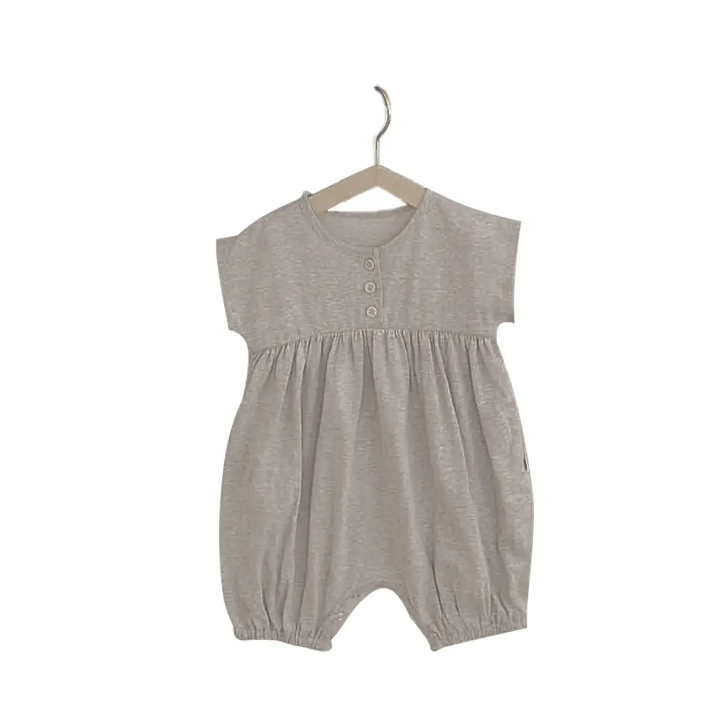 Baby's Summer Shorts Set Hemp Cotton Short Sleeve - Image 8