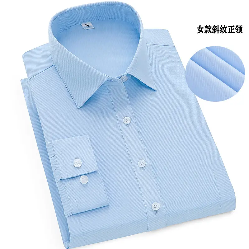 Men Blue Striped Long Sleeve Shirt Wrinkle Resistant - Image 11