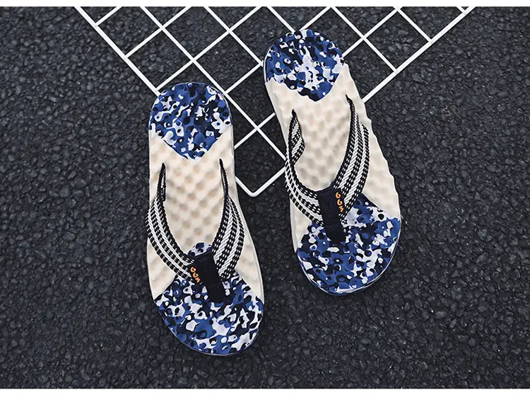 Men's 2023 Cross-Border Floral Flip Flops — feature 15