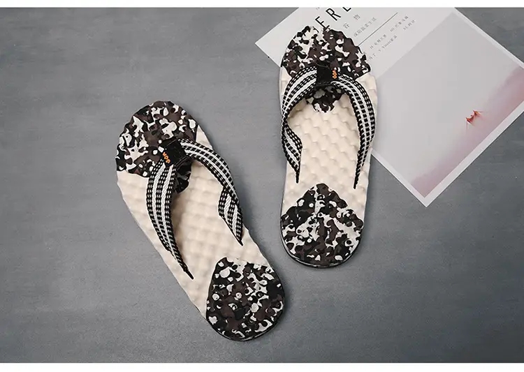 Men's 2023 Cross-Border Floral Flip Flops — feature 24