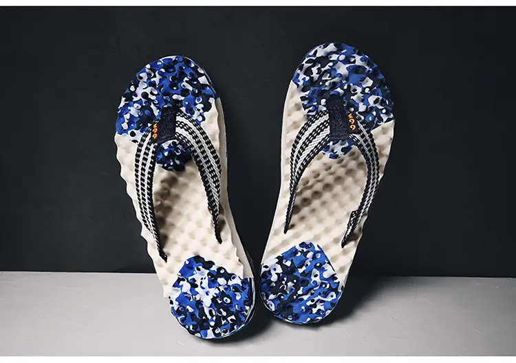 Men's 2023 Cross-Border Floral Flip Flops — feature 26