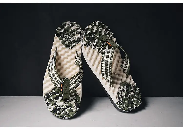 Men's 2023 Cross-Border Floral Flip Flops — feature 28