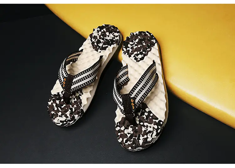 Men's 2023 Cross-Border Floral Flip Flops — feature 32