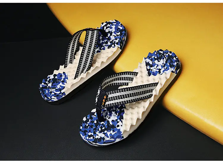 Men's 2023 Cross-Border Floral Flip Flops — feature 33