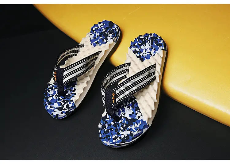 Men's 2023 Cross-Border Floral Flip Flops — feature 34
