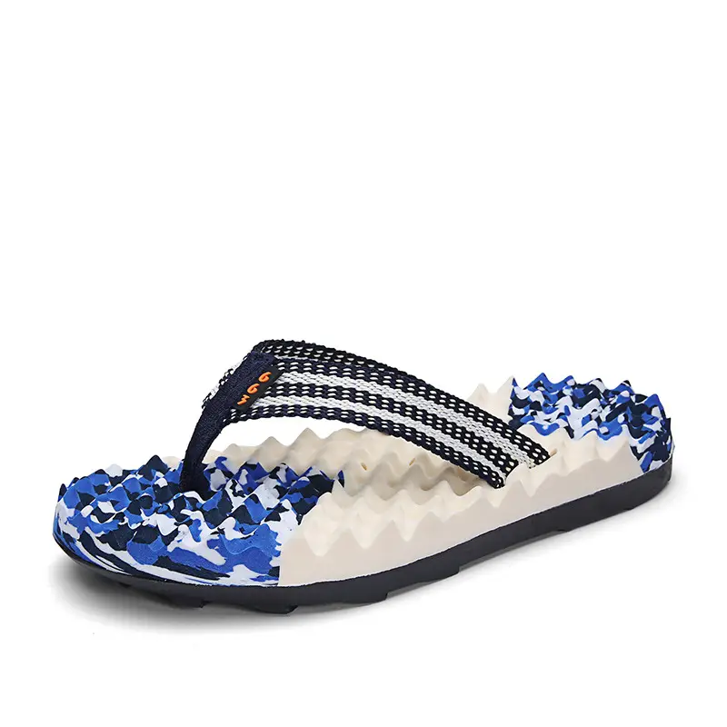 Men's 2023 Cross-Border Floral Flip Flops