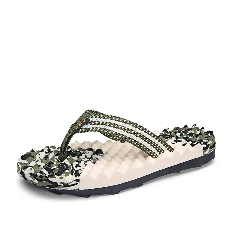 Men's 2023 Cross-Border Floral Flip Flops