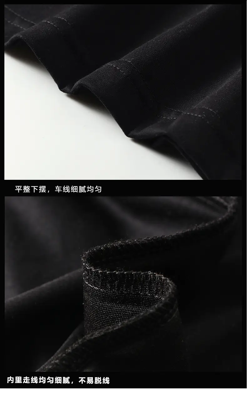 Men Black T-Shirt Hot Drilling Graphic Extra Large — feature 17