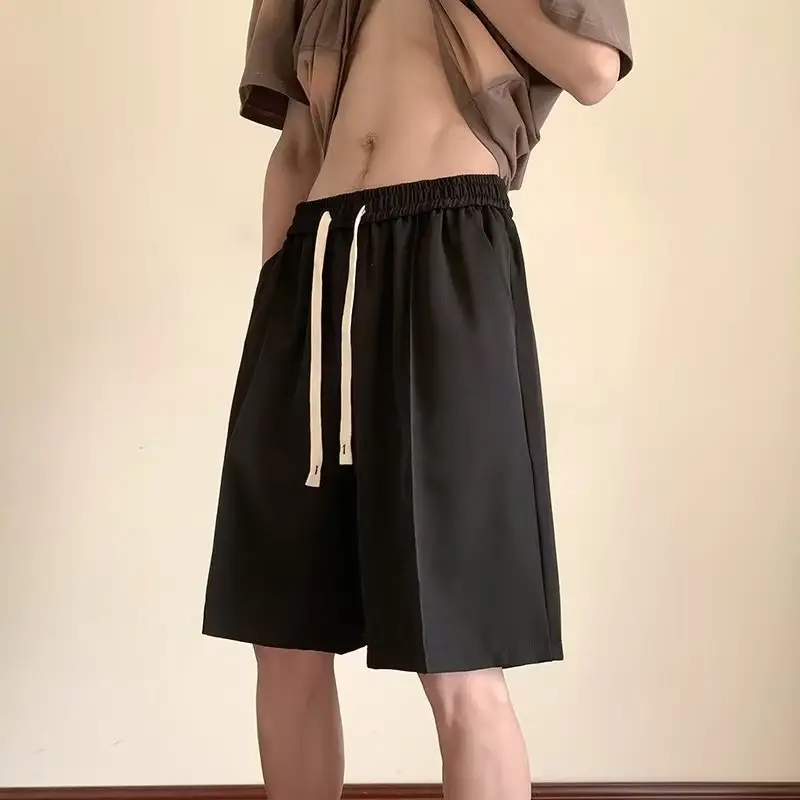 Boys Shorts Set Grey Straight Loose Casual Summer — feature 7