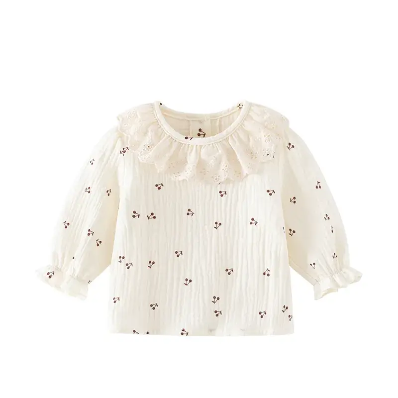 Baby Girl Green Embroidered Two-Piece Set with Bow Headband - Image 3