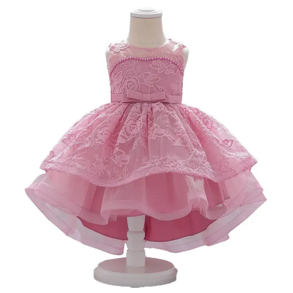 Red Embroidered Baby Dress for Girls European Style - Image 9