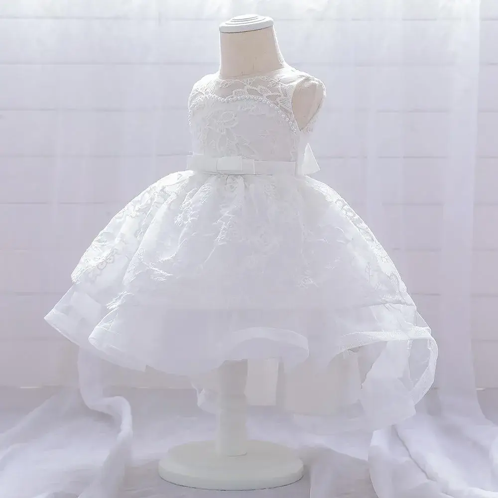 Red Embroidered Baby Dress for Girls European Style - Image 4