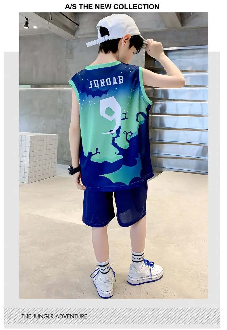 Boys Basketball 2025 Suit Cream Purple 20 Size â feature 21