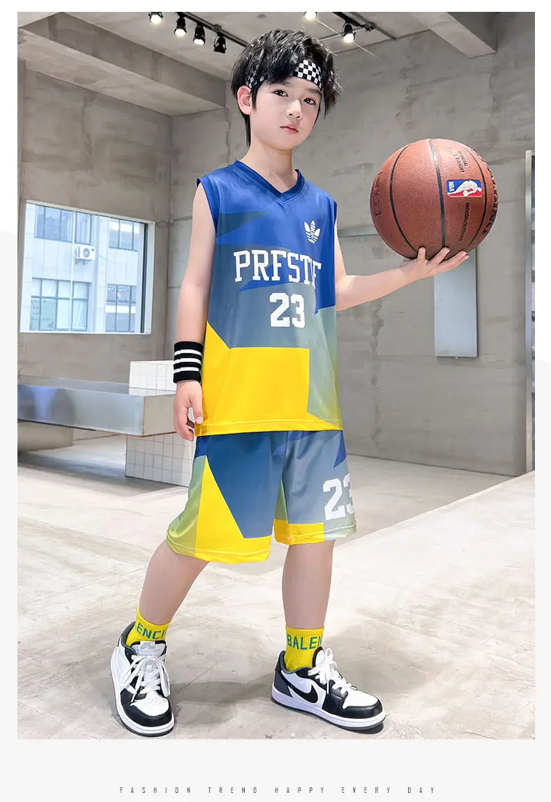 Boys Basketball 2025 Suit Cream Purple 20 Size â feature 8