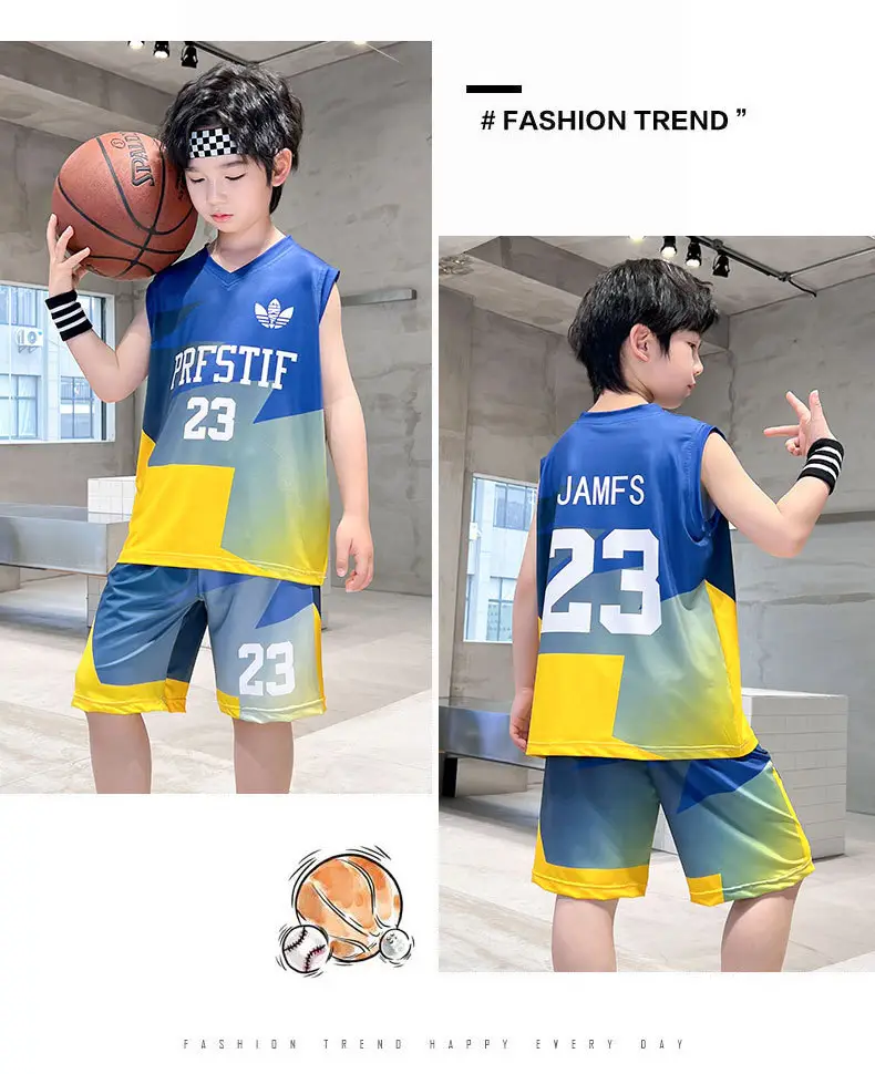 Boys Basketball 2025 Suit Cream Purple 20 Size â feature 9