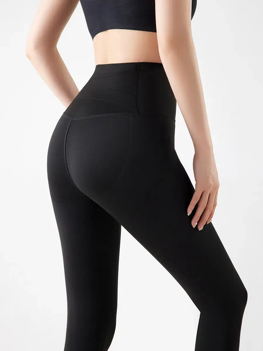 Jelly Waist Pants with Cross Strap & Invisible Back Design