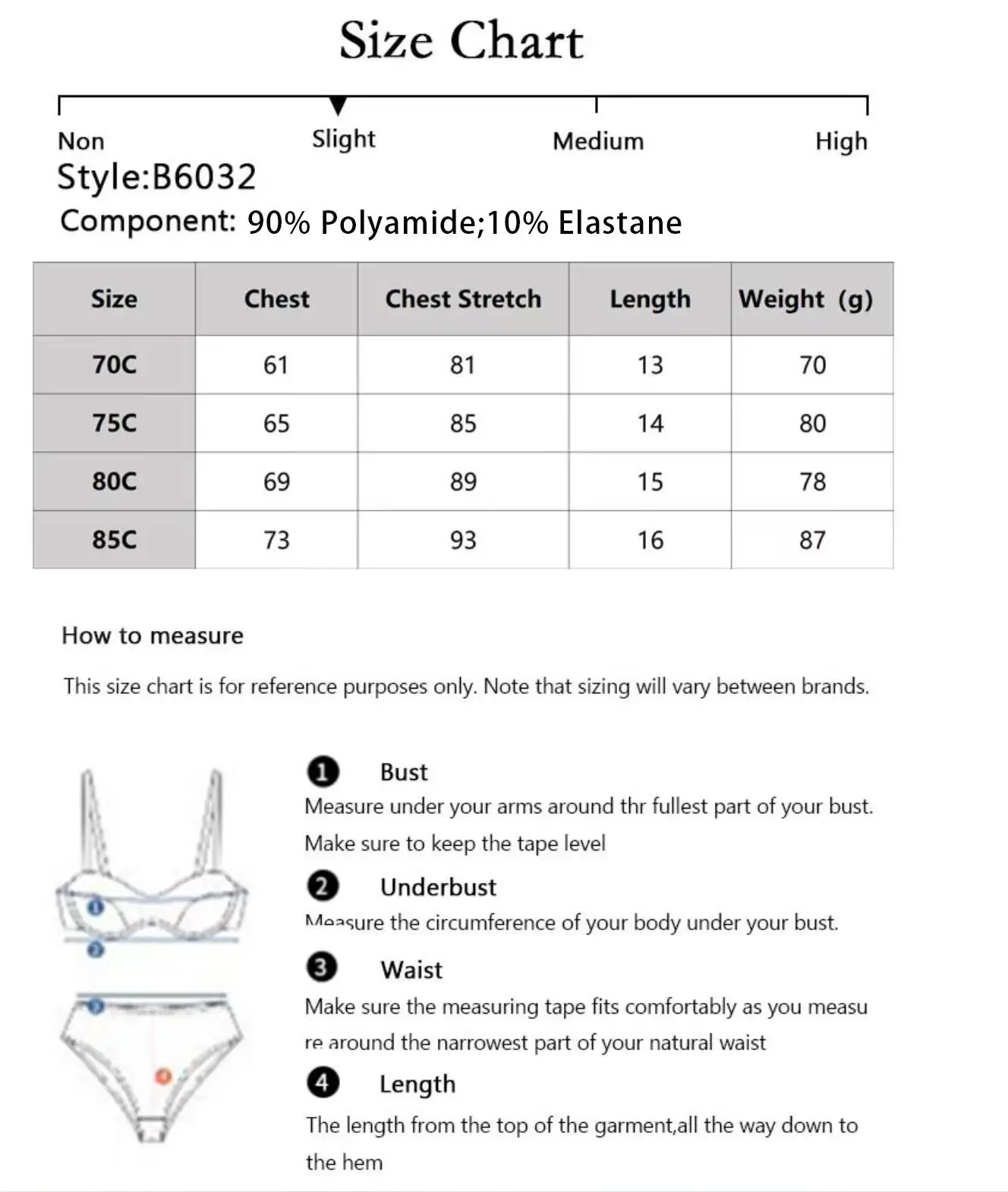 Black Steel Ring Adjustable Plus Size Bra — feature 4