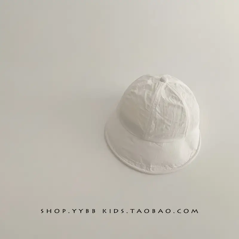Children's Orange Beige Brim Sun Hat - Image 20