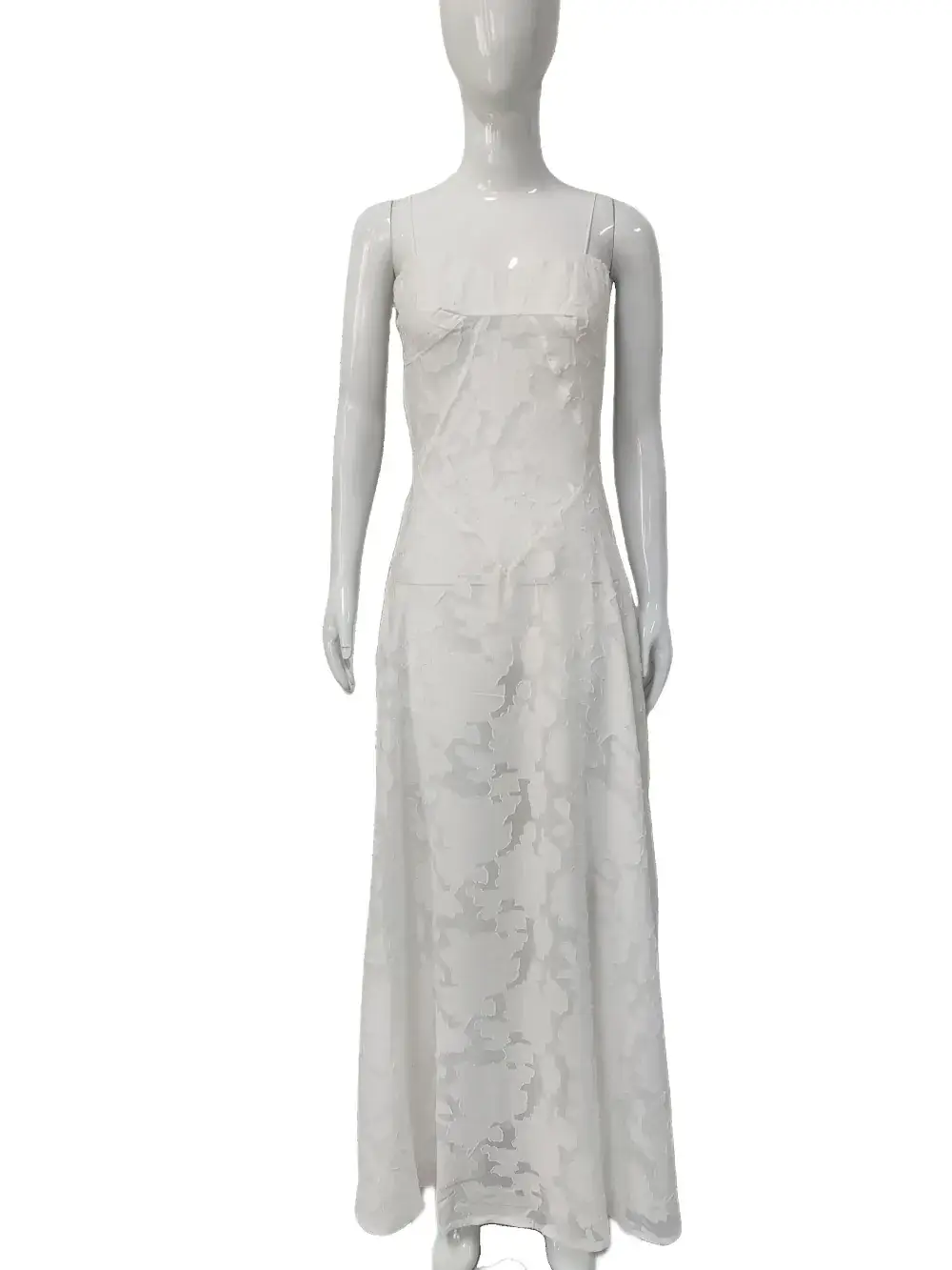 2023 Summer Sexy Perspective Floral Slip Dress - Image 4