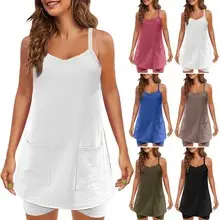 Women's Wide Leg Cotton Culottes with Flap Pocket — feature 11