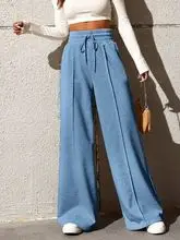Women's Wide Leg Cotton Culottes with Flap Pocket — feature 3