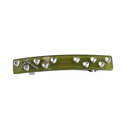 French Retro Rhinestone Hairpin Clip Light Luxury Sweet One-word Clip - Image 9
