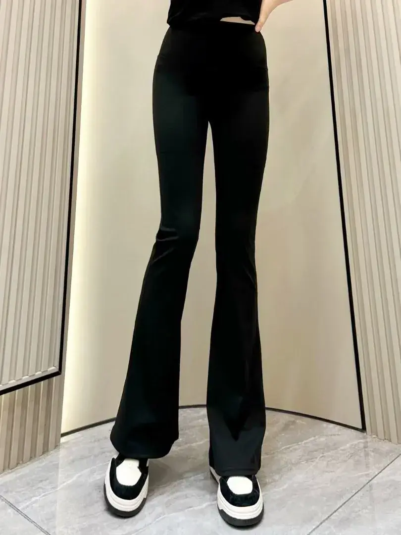 Women Flared Pants with Back Pocket & Hip Lift - Image 8