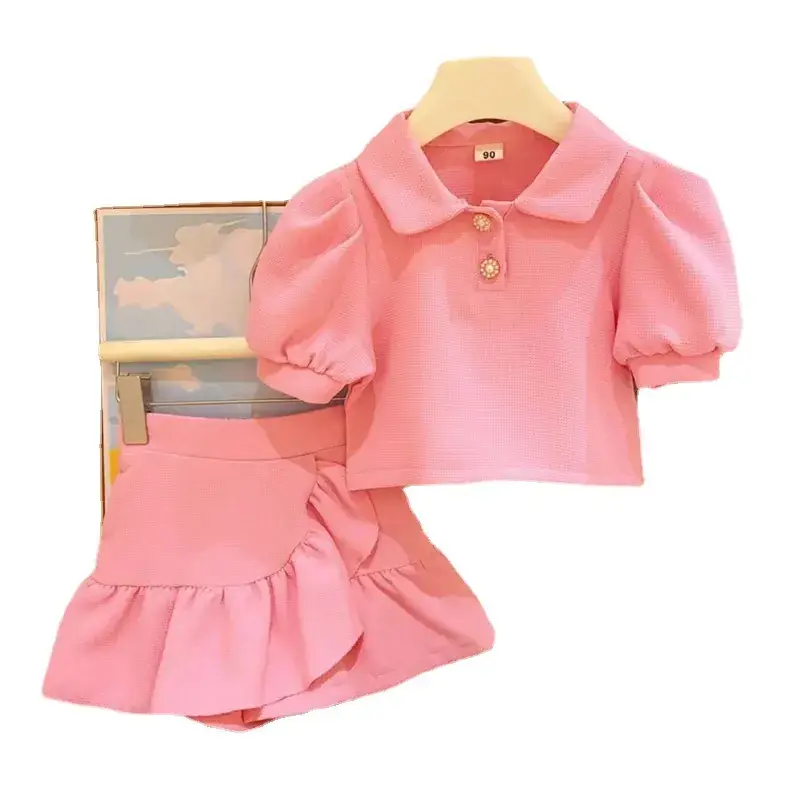 2024 Girls' 2-Piece Summer Outfit Set