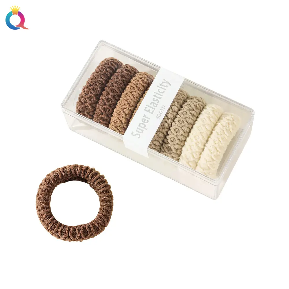 Qiyue Wool Coil Hair Rope 5 Colors Boxed - Image 15
