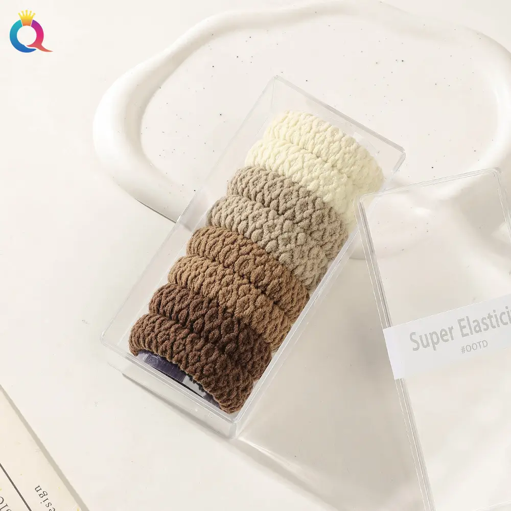 Qiyue Wool Coil Hair Rope 5 Colors Boxed - Image 2