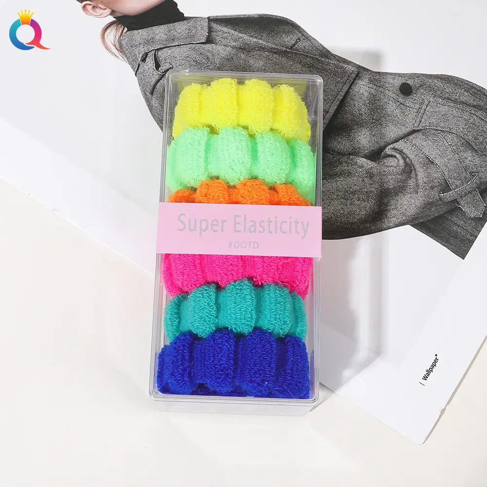 Qiyue Wool Coil Hair Rope 5 Colors Boxed - Image 5