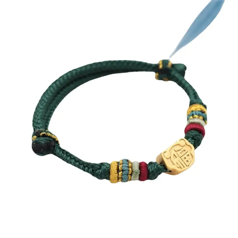 Pink Braided Transfer Beads Bracelet for Kids - Image 15