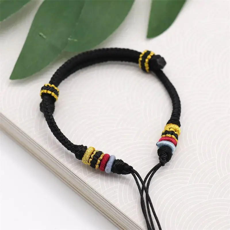 Pink Braided Transfer Beads Bracelet for Kids - Image 2