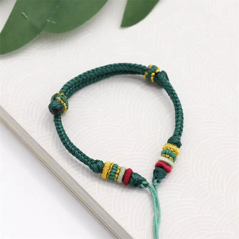 Pink Braided Transfer Beads Bracelet for Kids - Image 4
